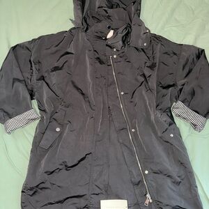 Zara DARK Green Hooded Jacket